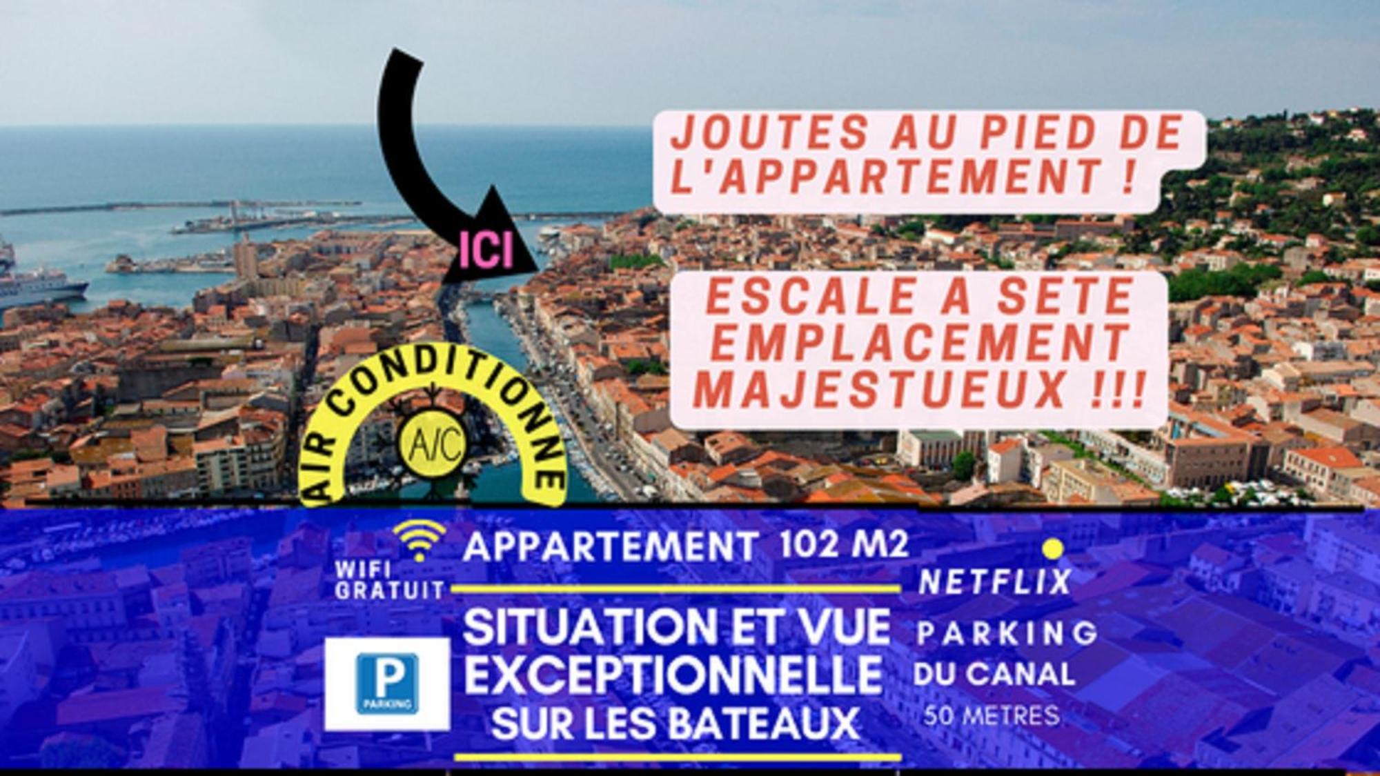 Magnifique Appart 102 M2 Au Bord De L'Eau Hyper Centre แซ็ต ภายนอก รูปภาพ